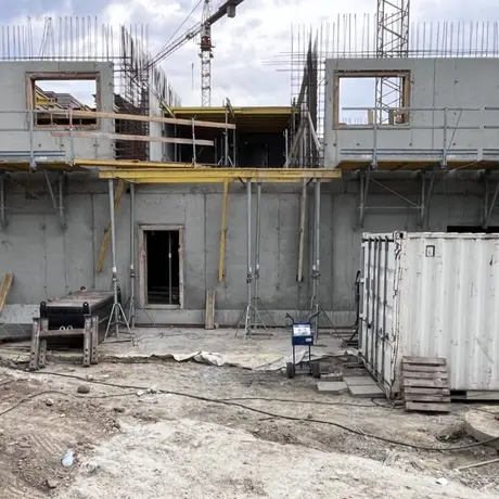 Budowa inwestycji mieszkaniowej Langiewicza 37 [kwiecień 2024] - fot 8
